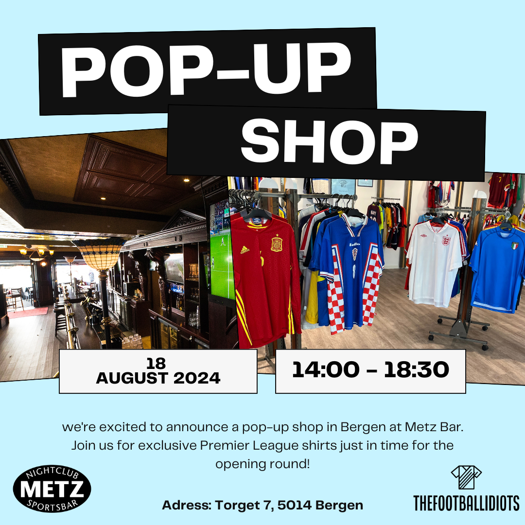 Join Us for an Exciting Pop-Up Shop in Bergen! 🎉⚽️