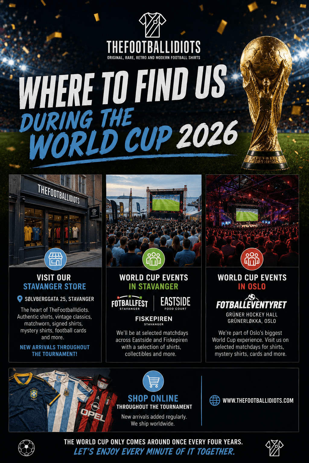Where to Find TheFootballIdiots During the 2026 FIFA World Cup - TheFootballIdiots