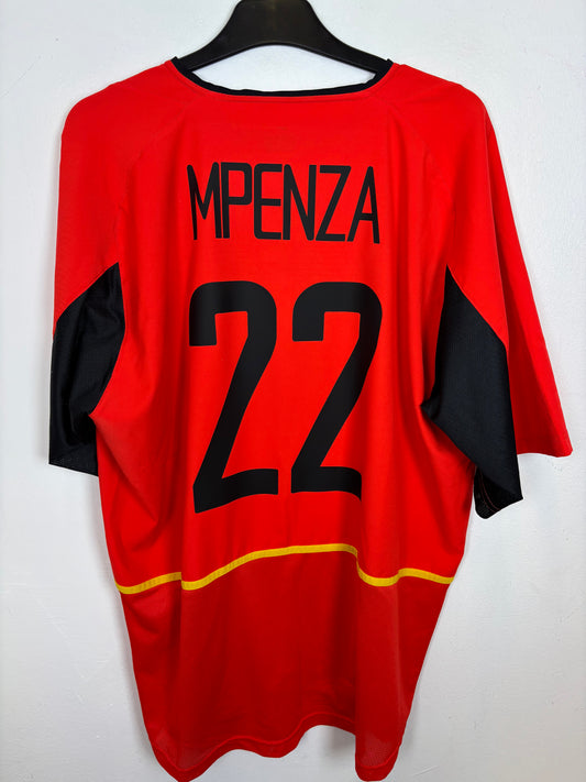 Nike Belgium Home 2002 Mpenza 22 - 9/10