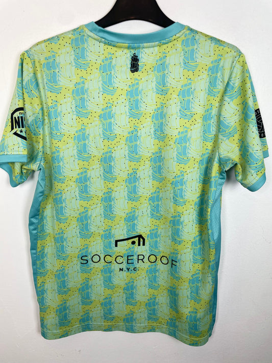 Back of Adidas Ajax 2021 third jersey without nameset by the football idiots
