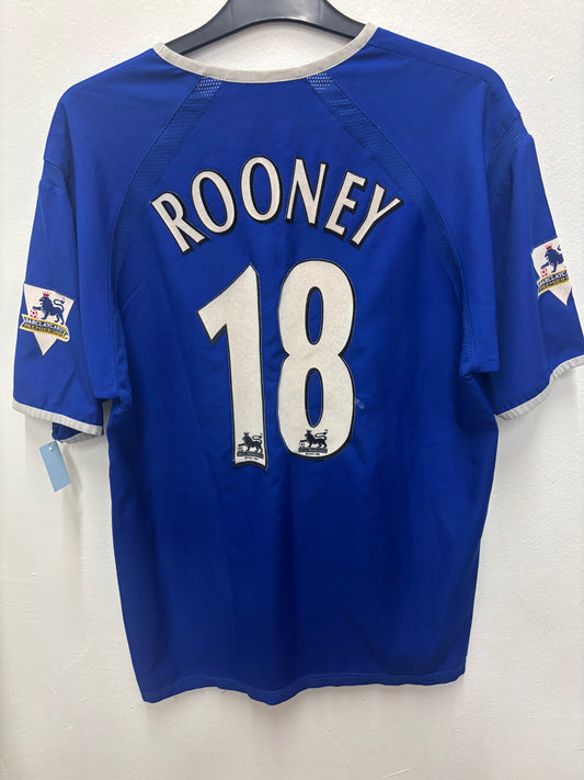 Everton Home 03/04 Rooney 18