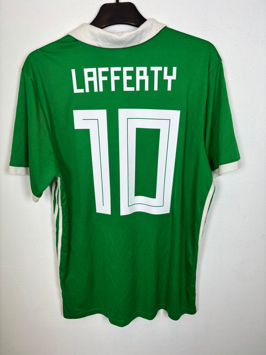 Adidas Northern Ireland Home 17/18 Lafferty 10 - 8/10