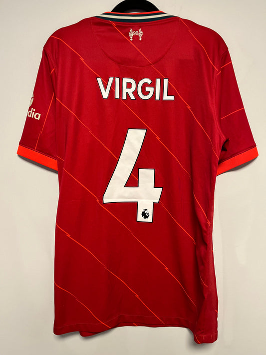 Liverpool Home 21/22 Virgil 4 - 8/10