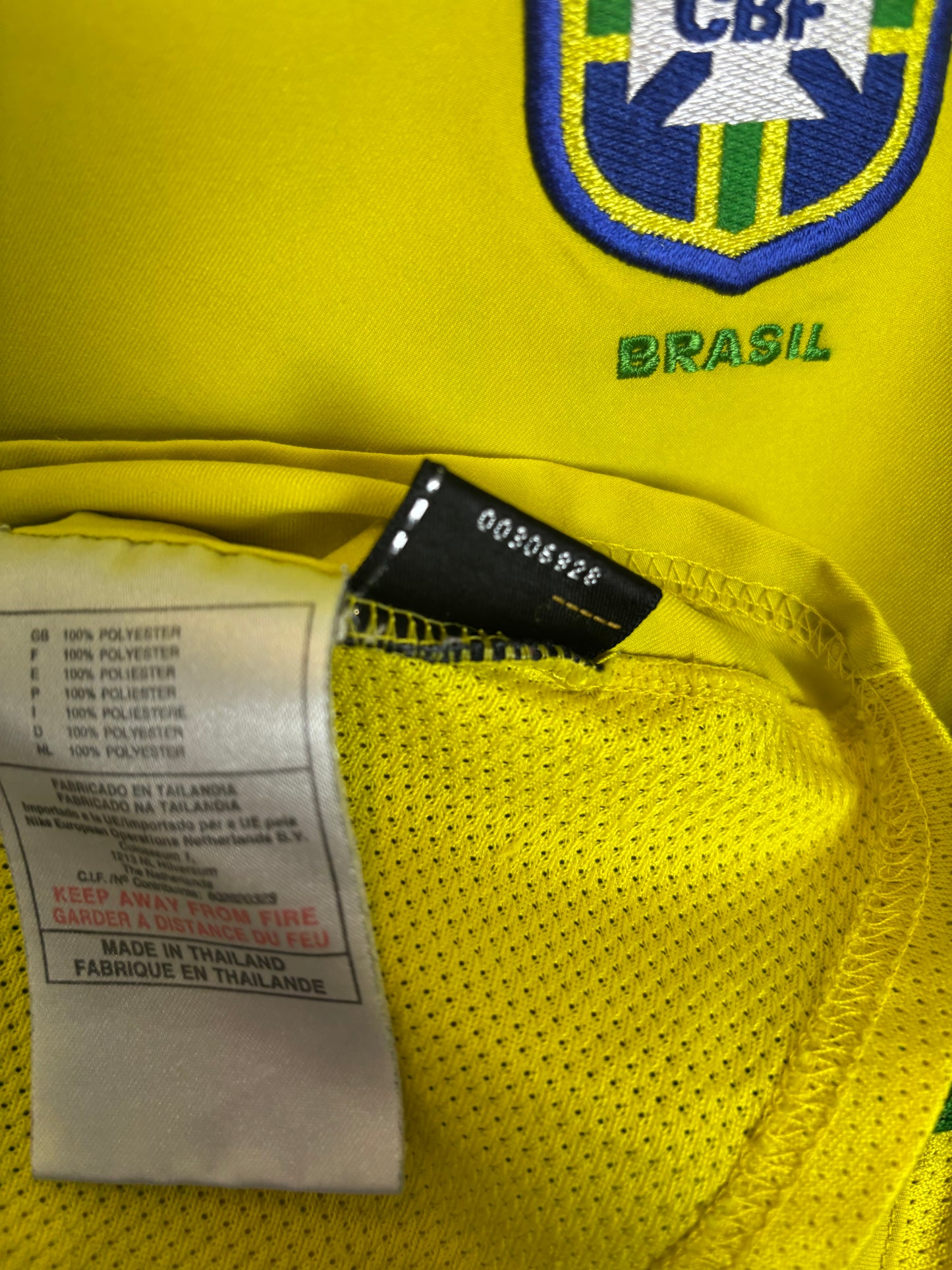 Nike Brazil Home 2002 Ronaldo 9 - 7/10