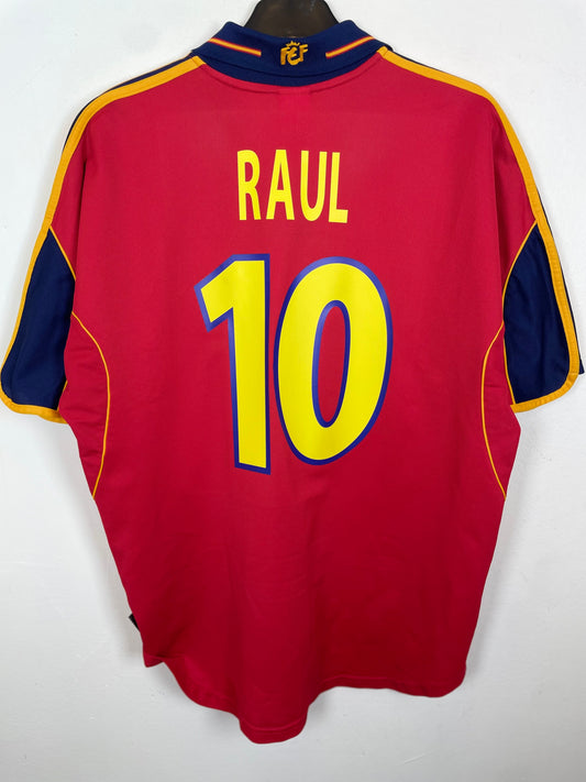 Adidas Spain Home 99/02 Raul 10 - 9/10