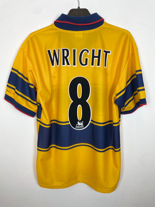 Back view of Nike Arsenal away shirt 1997/98 showing Wright name and number 8