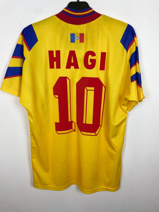 Adidas Romania Home 96/98 Hagi 10 - 8/10 - TheFootballIdiots