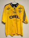Lillestrøm Home 1998 Matchworn Heidar Helguson 17 - squad signed