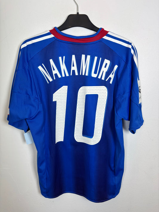Back view of Adidas Japan 2006 home shirt displaying Nakamura name and number 10