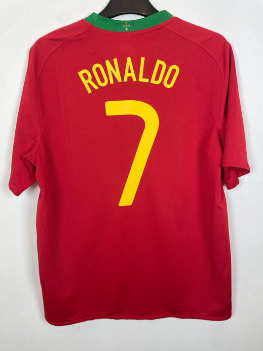 Nike Portugal Home 2008 Ronaldo 7 - 9/10