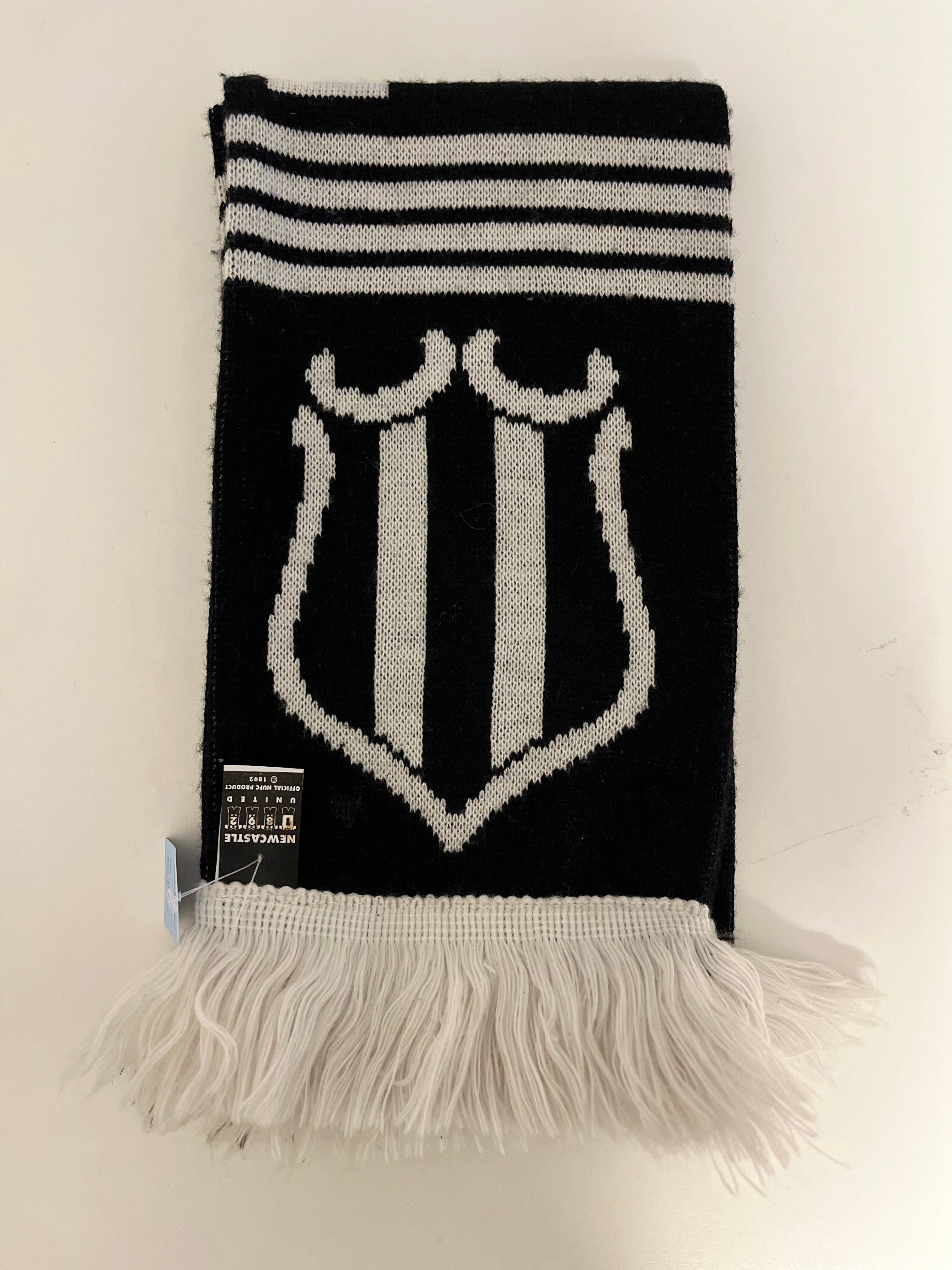 Newcastle United Scarf | Toon Army | Black & White | 9/10