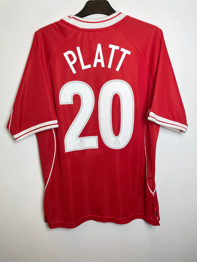 Umbro Nottingham Forest Home 00/02 Platt 20 - 9/10 - alternate view