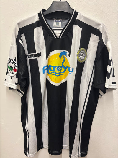 Hummel Udinese Home Shirt 1997-98 Locatelli #10 Match Worn