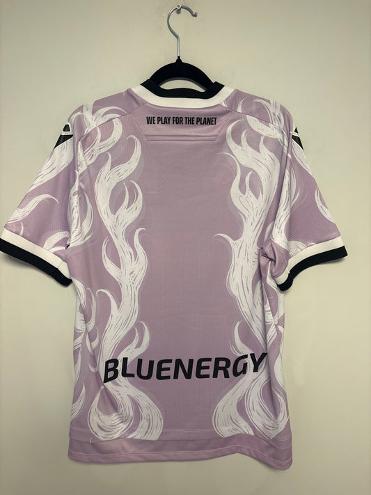Macron Udinese 2024/25 third shirt back view showing plain design without player name or number