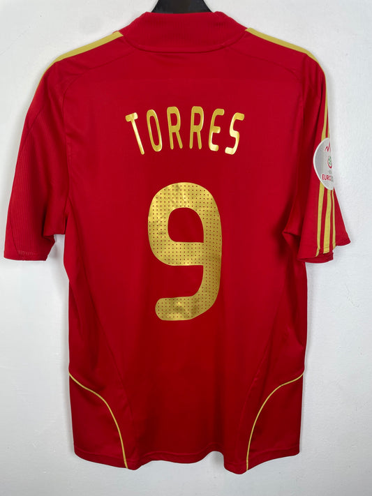 Adidas Spain Home 2008 Torres 9 - 8/10