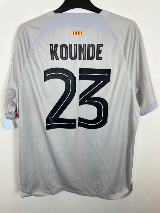 Barcelona Away 22/23 Kounde 23 - 9/10