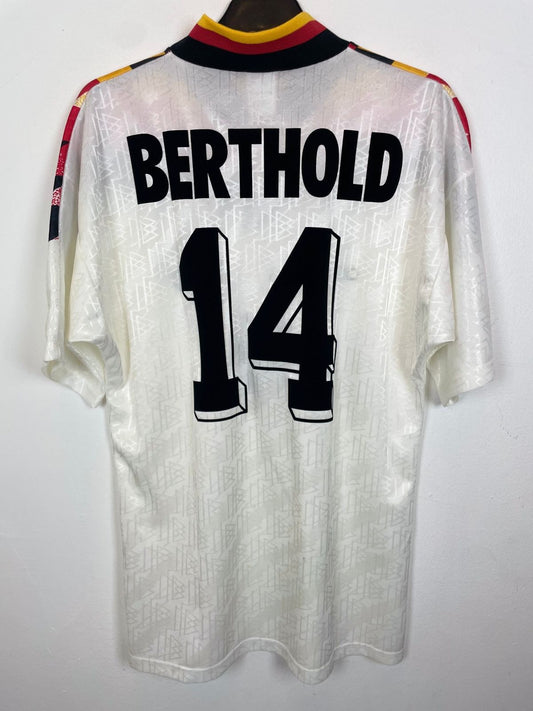 Adidas Germany Home 1994 Berthold 14 - 9/10 - TheFootballIdiots