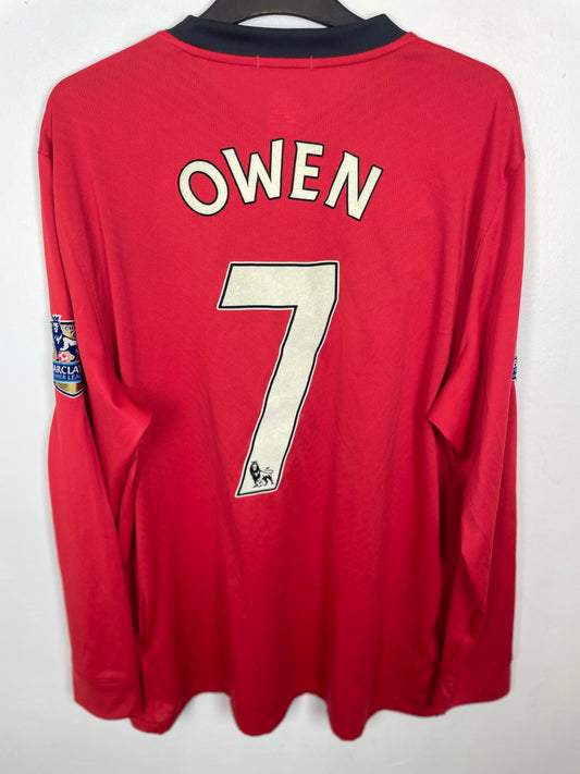 Manchester United Home 09/10 Owen 7 LS