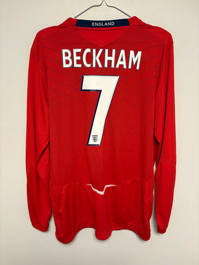 Umbro England Away LS 08/10 Beckham 7 - 8/10 - alternate view