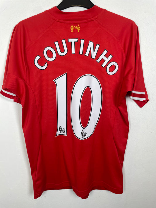 Warrior Liverpool Home 13/14 Coutinho 10 - 9/10