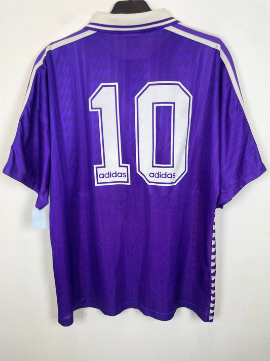 Adidas Anderlecht Away 94/96 Zetterburg 10 - 8/10 - TheFootballIdiots
