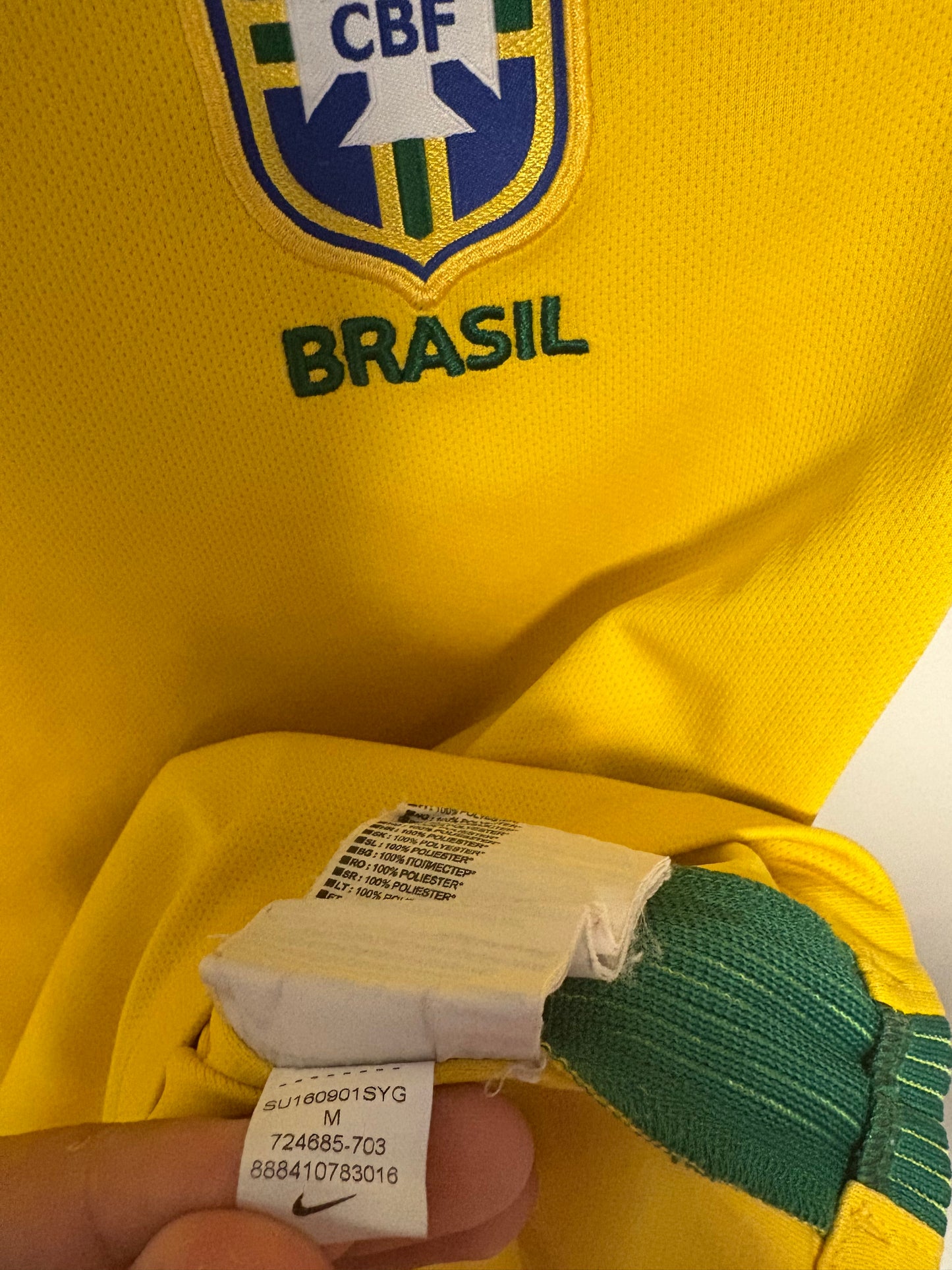 Nike Brazil Home 16/17 Kids - 6/10