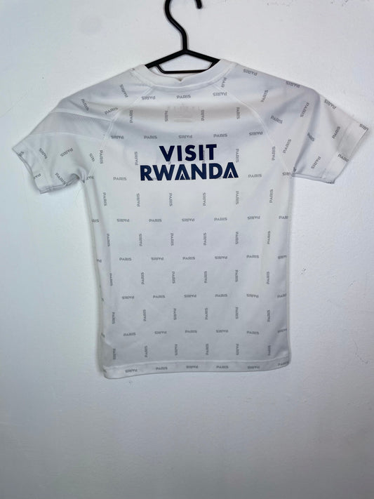 Back view of Nike/Jordan PSG 22/23 training top for kids size 122-128cm