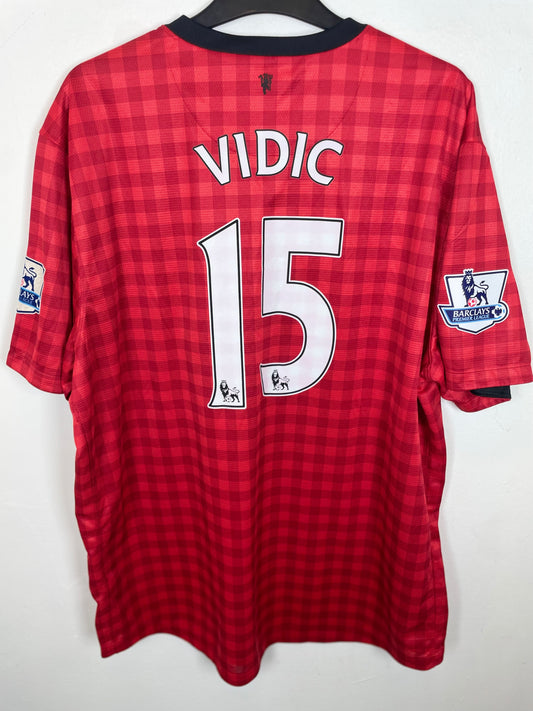 Manchester United Home 12/13 Vidic 15