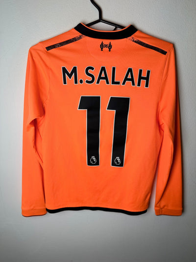 New Balance Liverpool Third 17/18 Salah 11 LS Kids - 7/10 - alternate view