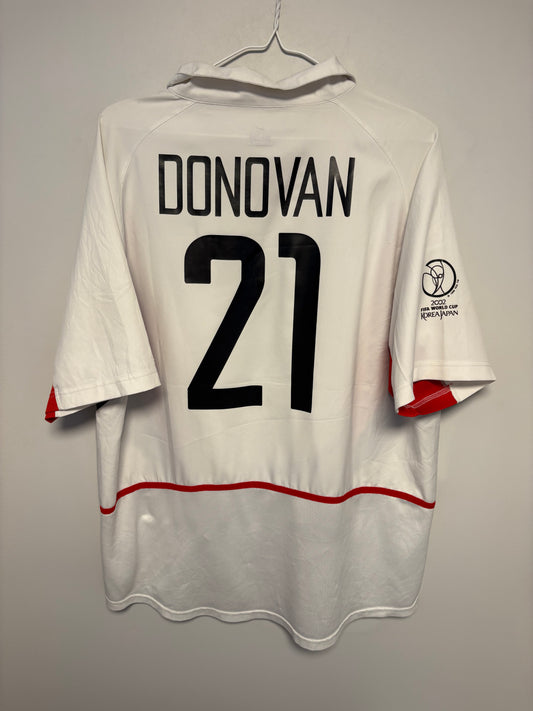Nike USA hjemmedrakt 2002 Donovan 21 – home jersey forfra