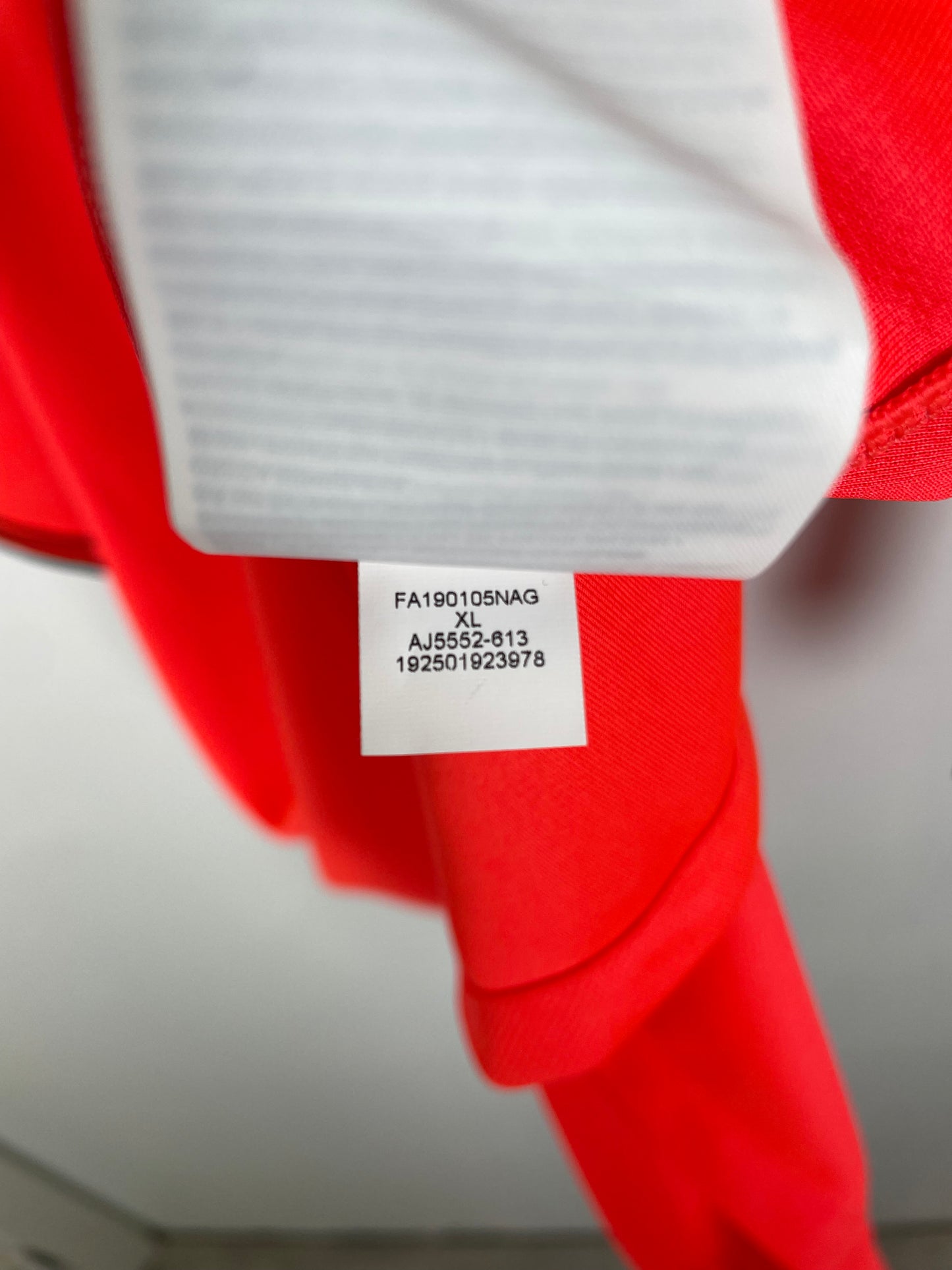 PSG 2019/20 away jersey sponsor logo and fabric construction details showing premium quality