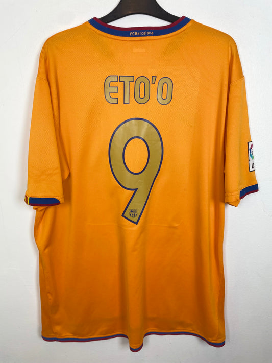 Barcelona 06/07 away — back with Eto'o 9 La Liga nameset