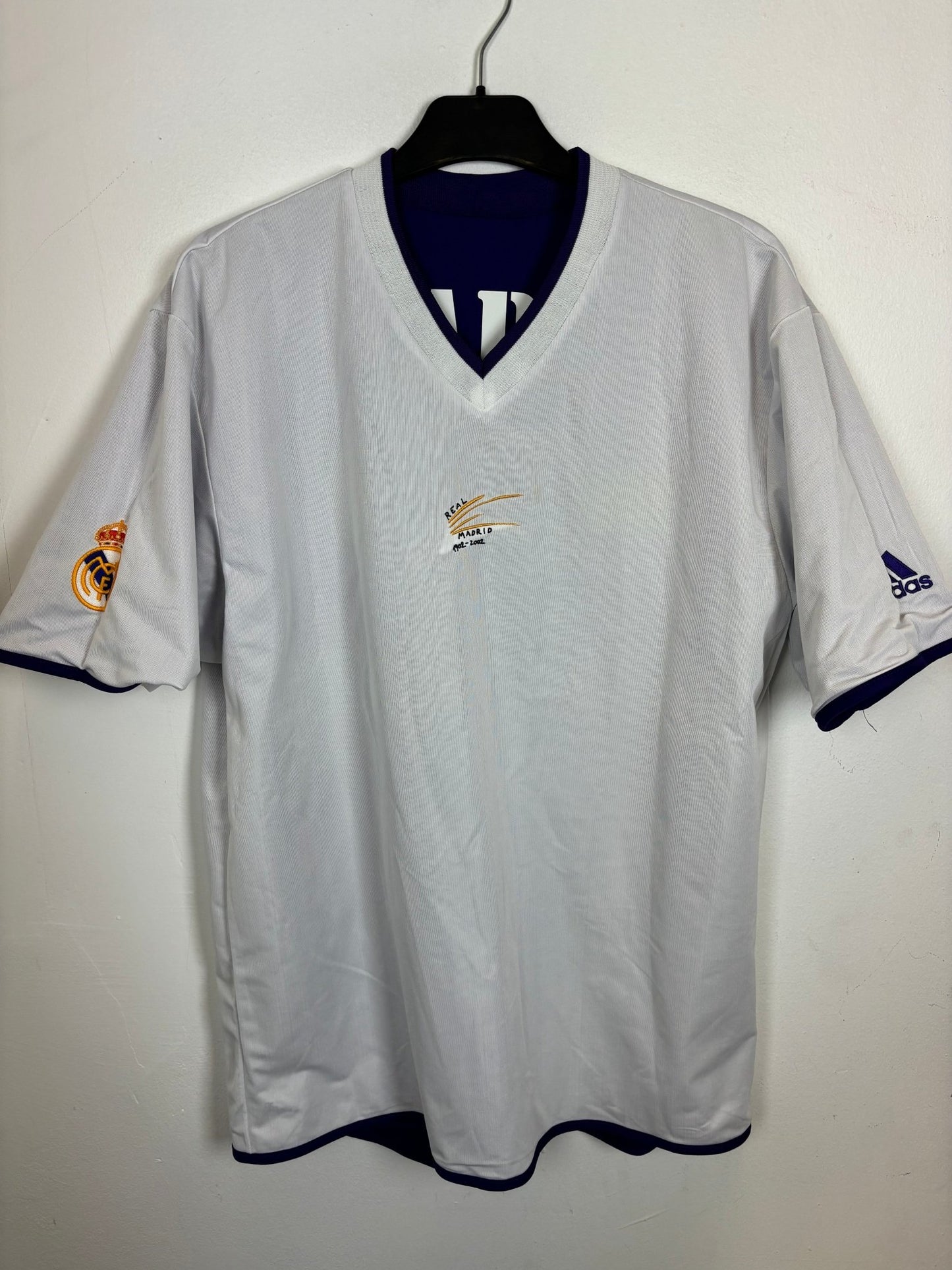 Adidas Real Madrid Third 02/03 Reversible R.Carlos 3 - 9/10 - TheFootballIdiots