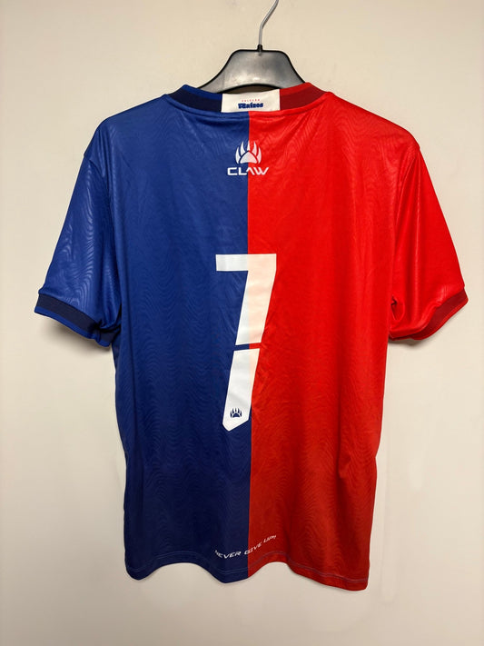 Back of the Claw Paraná Clube 2024 home football shirt with the number 7 print, 8/10 condition