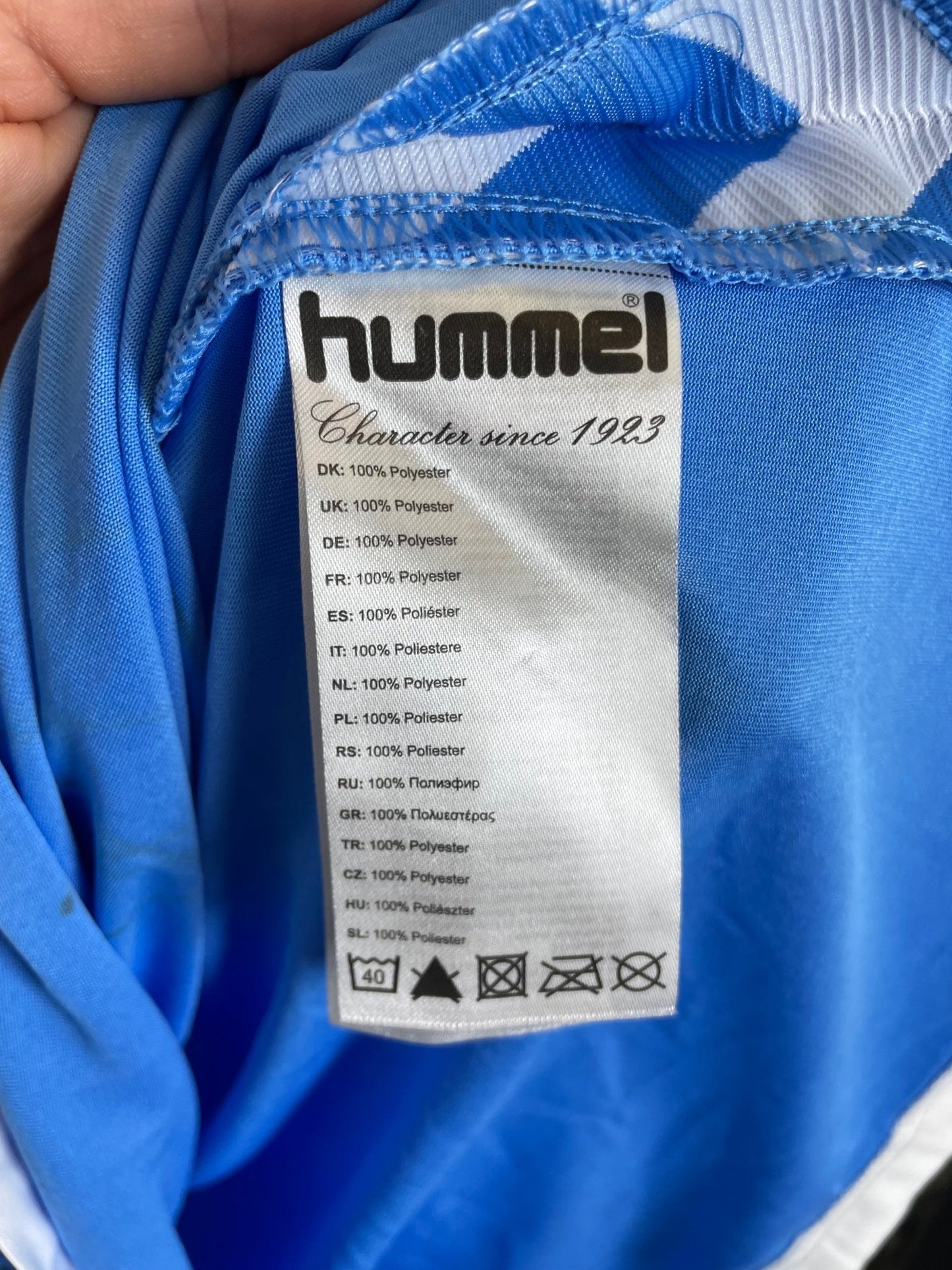 Hummel Sandnes Ulf Home 2013 Squad Signed LS - TheFootballIdiots