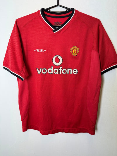 Umbro Manchester United Home 00/02 Beckham 7 Kids - 8/10