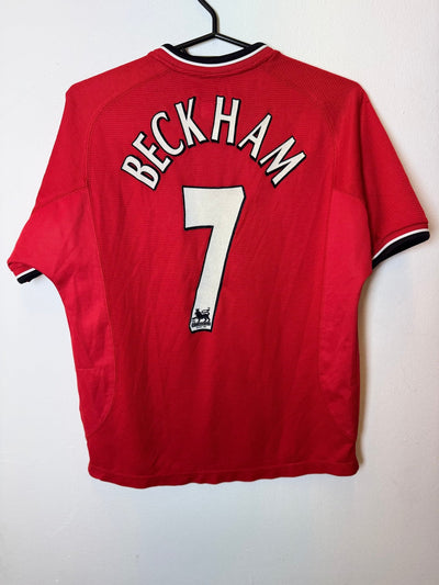 Umbro Manchester United Home 00/02 Beckham 7 Kids - 8/10 - alternate view