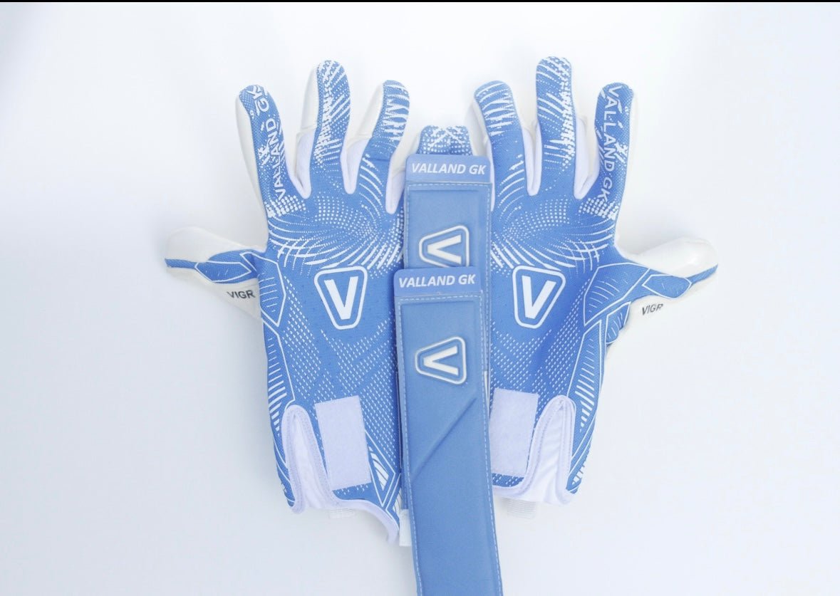 Valland GK - VIGR | Premium Blue Goalkeeper Gloves - TheFootballIdiots