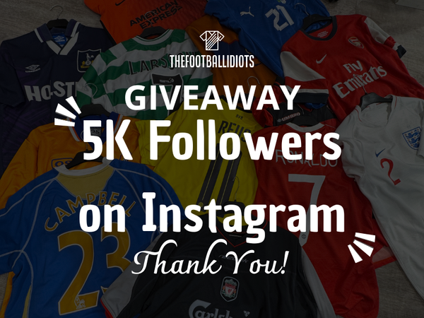We Hit 5K! 🎉 Celebrate With Our Football Shirt Giveaway