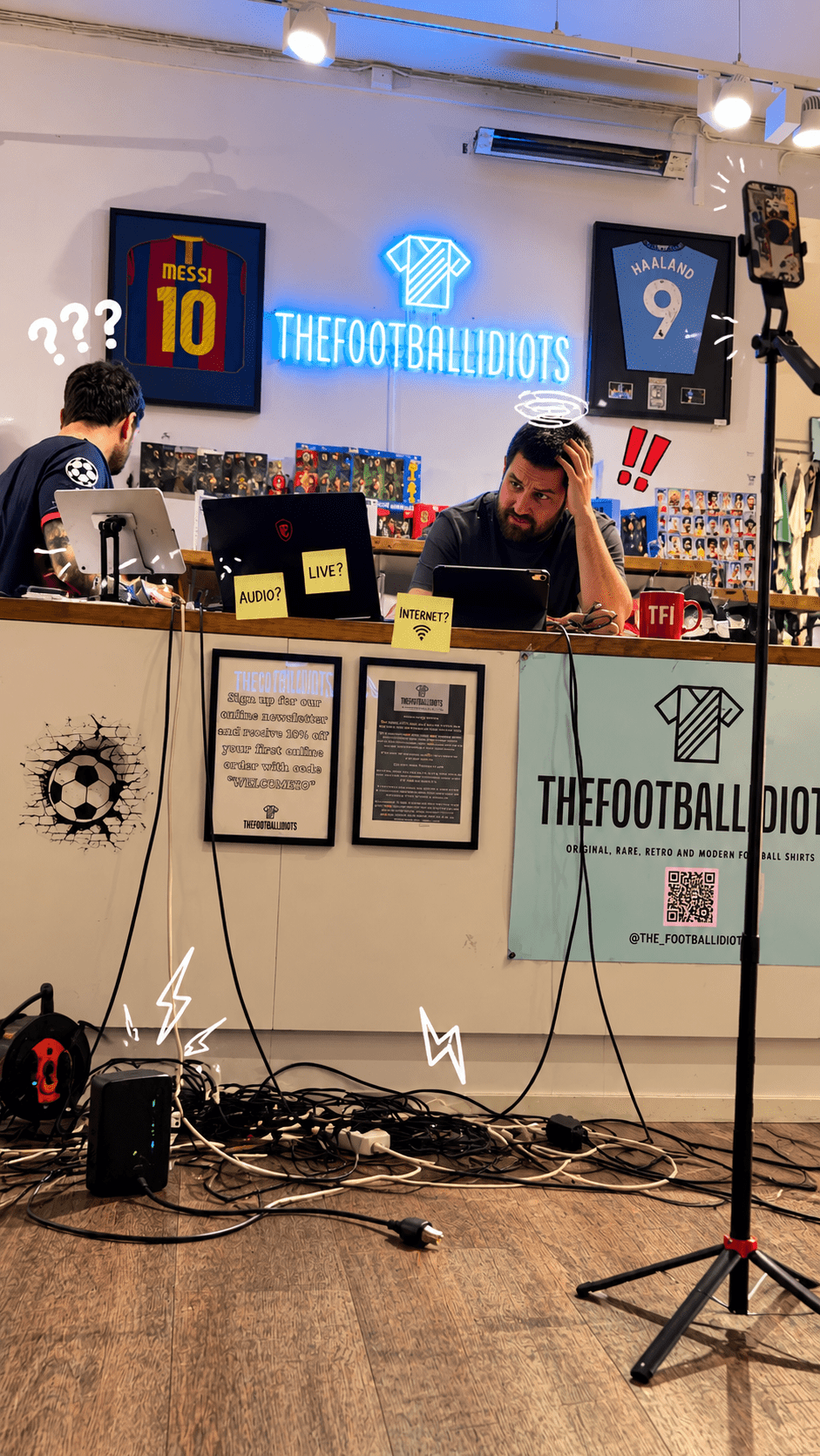 TFI LIVE #001 – Our First Livestream! - TheFootballIdiots
