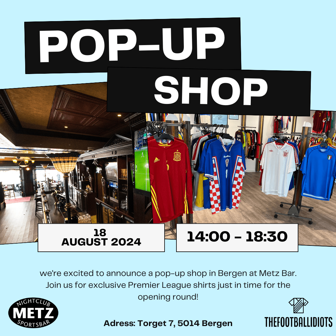 Join Us for an Exciting Pop-Up Shop in Bergen! 🎉⚽️ - TheFootballIdiots