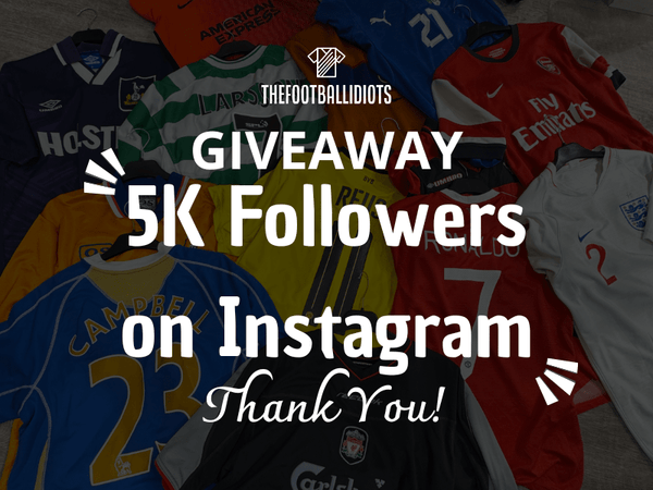 We Hit 5K! 🎉 Celebrate With Our Football Shirt Giveaway - TheFootballIdiots