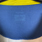 Close-up of Barcelona club crest and Nike swoosh logo on 06/07 home shirt stripes