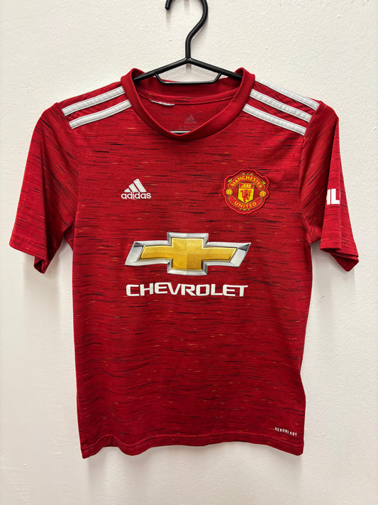 Manchester United Home 20/21 Cavani 7 Kids - 9/10