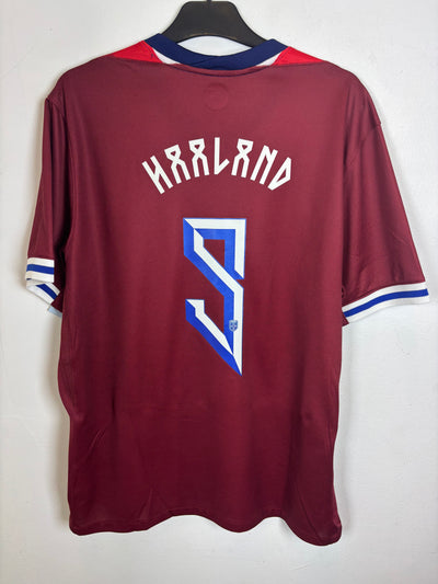 Norway Home 2024 Haaland 9 - 9/10 - alternate view