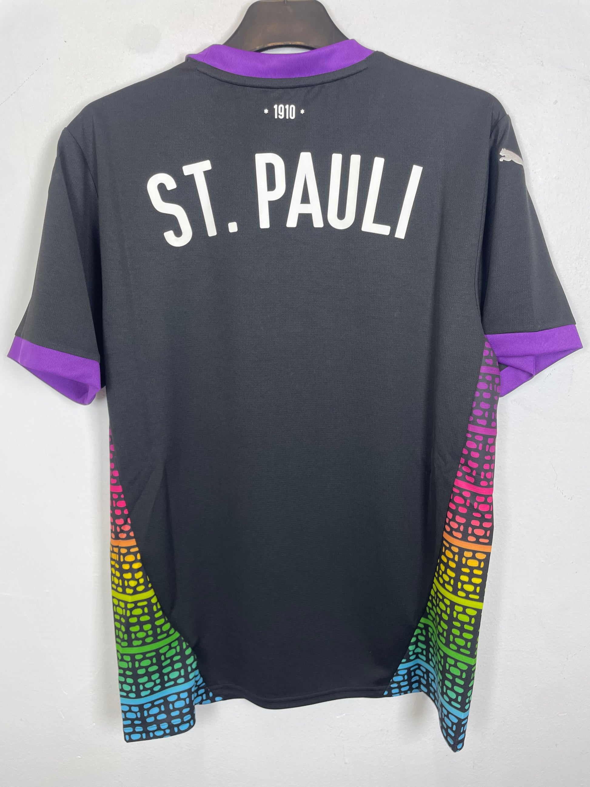 St.Pauli 24/25 third — back view of the Bundesliga-return season kit