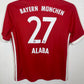 Bayern Munich Home 16/17 Alaba 27 kids