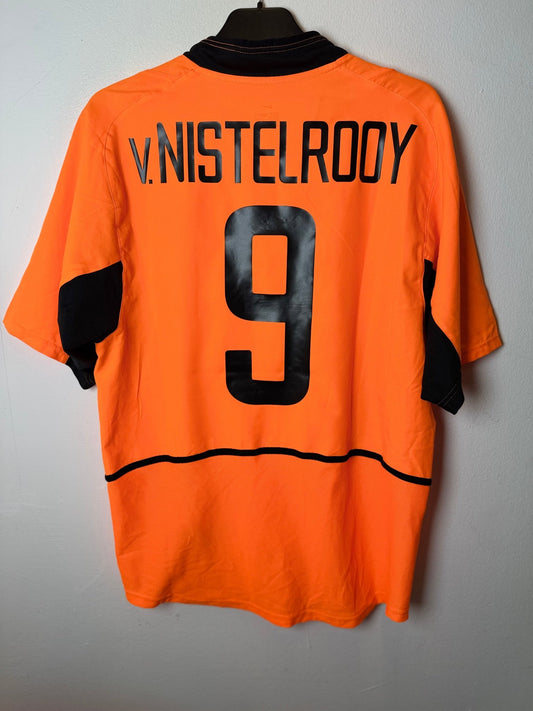 Nike Netherlands Home 2002 Van Nistelrooy 9 - 9/10 - TheFootballIdiots