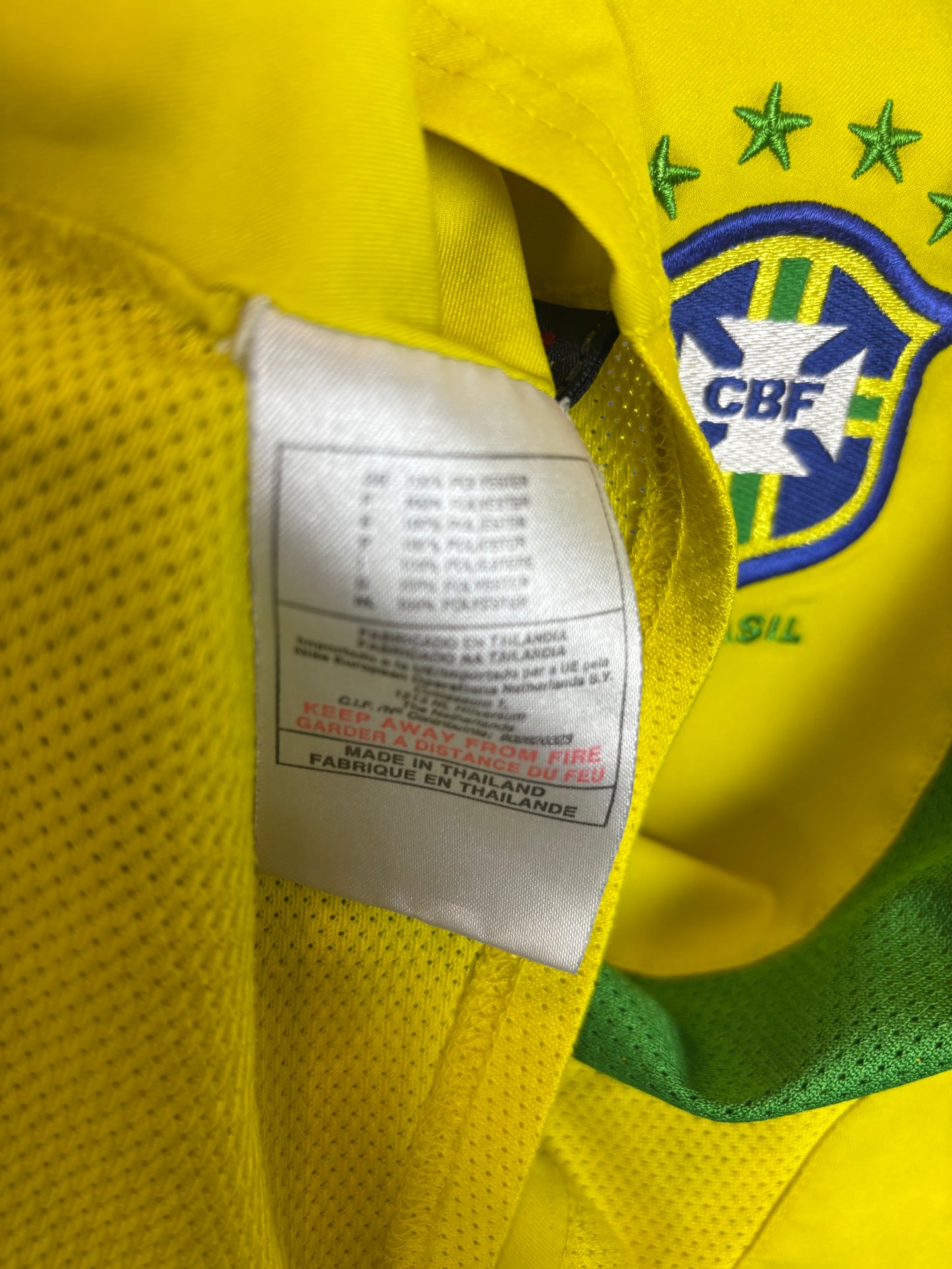 Nike Brazil Home 2002 Ronaldo 9 - 7/10