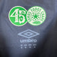 Close-up of Umbro logo and Chapecoense club badge on 2018 third shirt detail